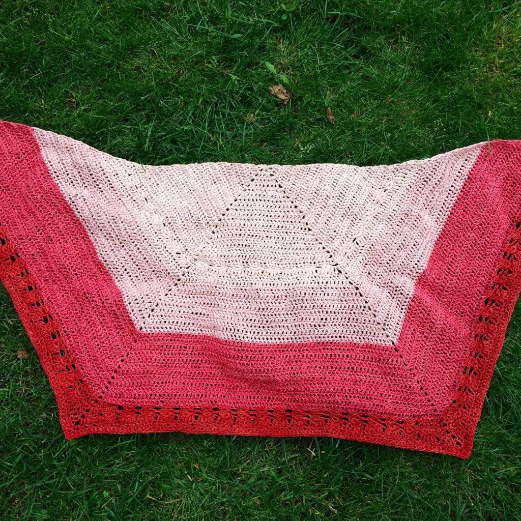 Herbal Sunrise Shawl Crochet Pattern - view 2