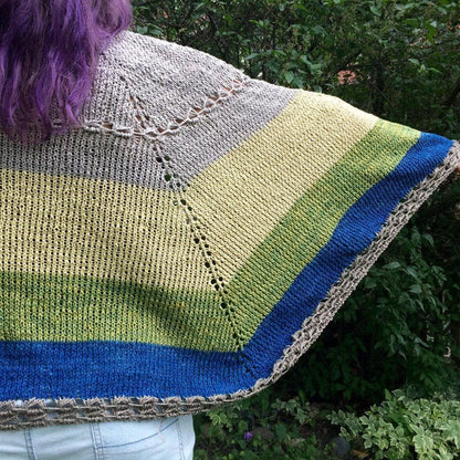 Herbal Sunrise Shawl Knit Pattern - view 3