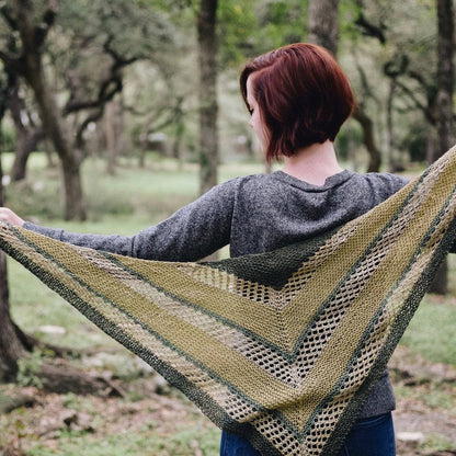 Hibiscus Shawl Knitting Pattern - view 2