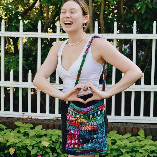 Hidden Heart Bag Crochet Kit - view 2