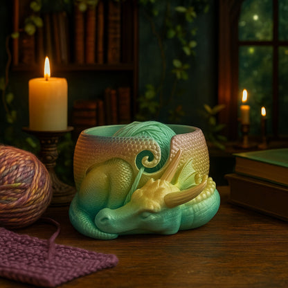 Enchanted Dragon Yarn Bowl - view 2