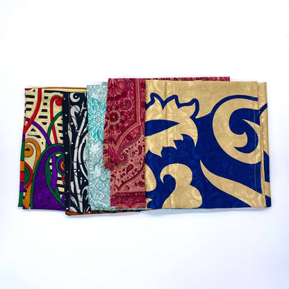 Reusable Sari Silk Gift Wrap - 5-pack - view 11