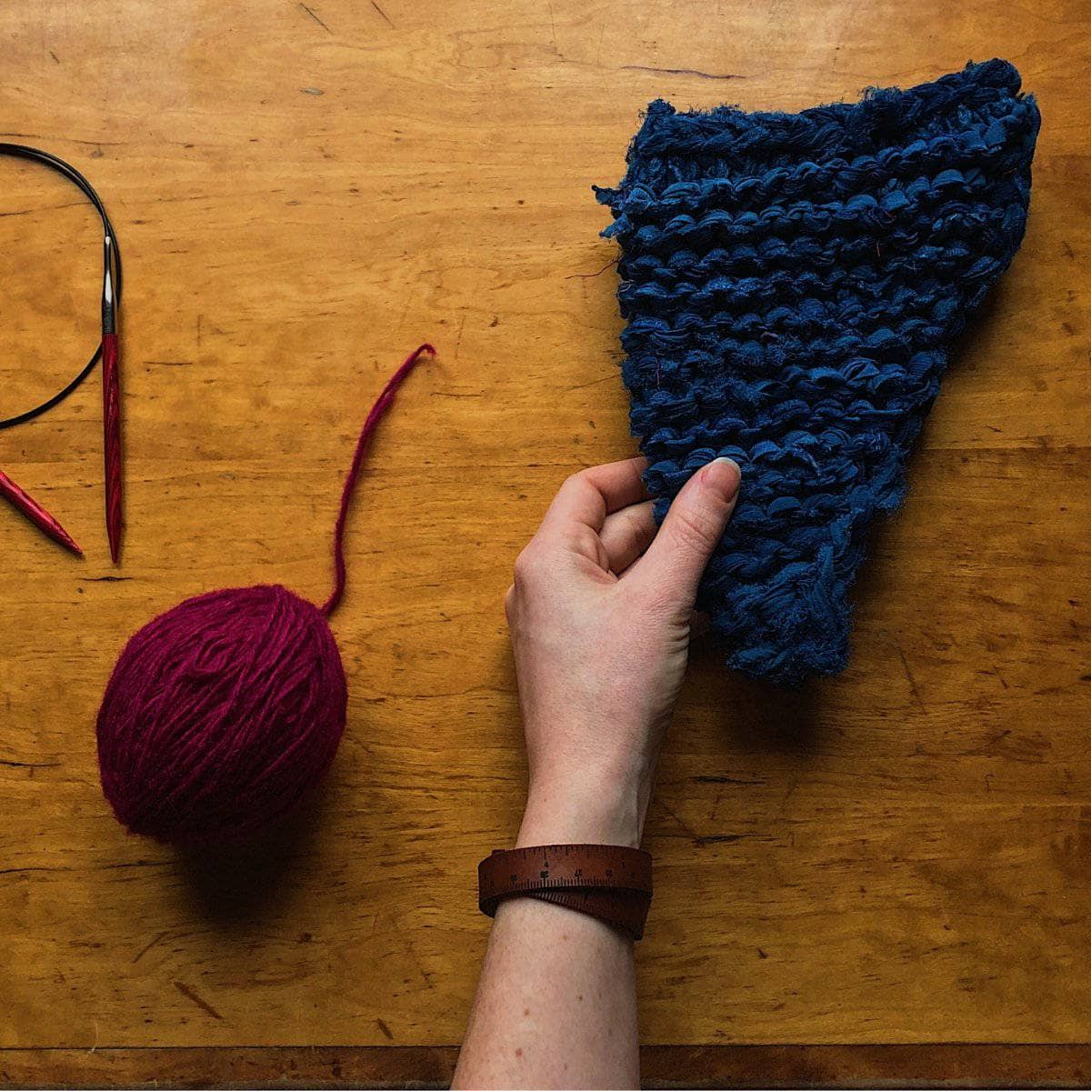 Itty Bitty Kiddie Kerchief Knitting Kit - view 3