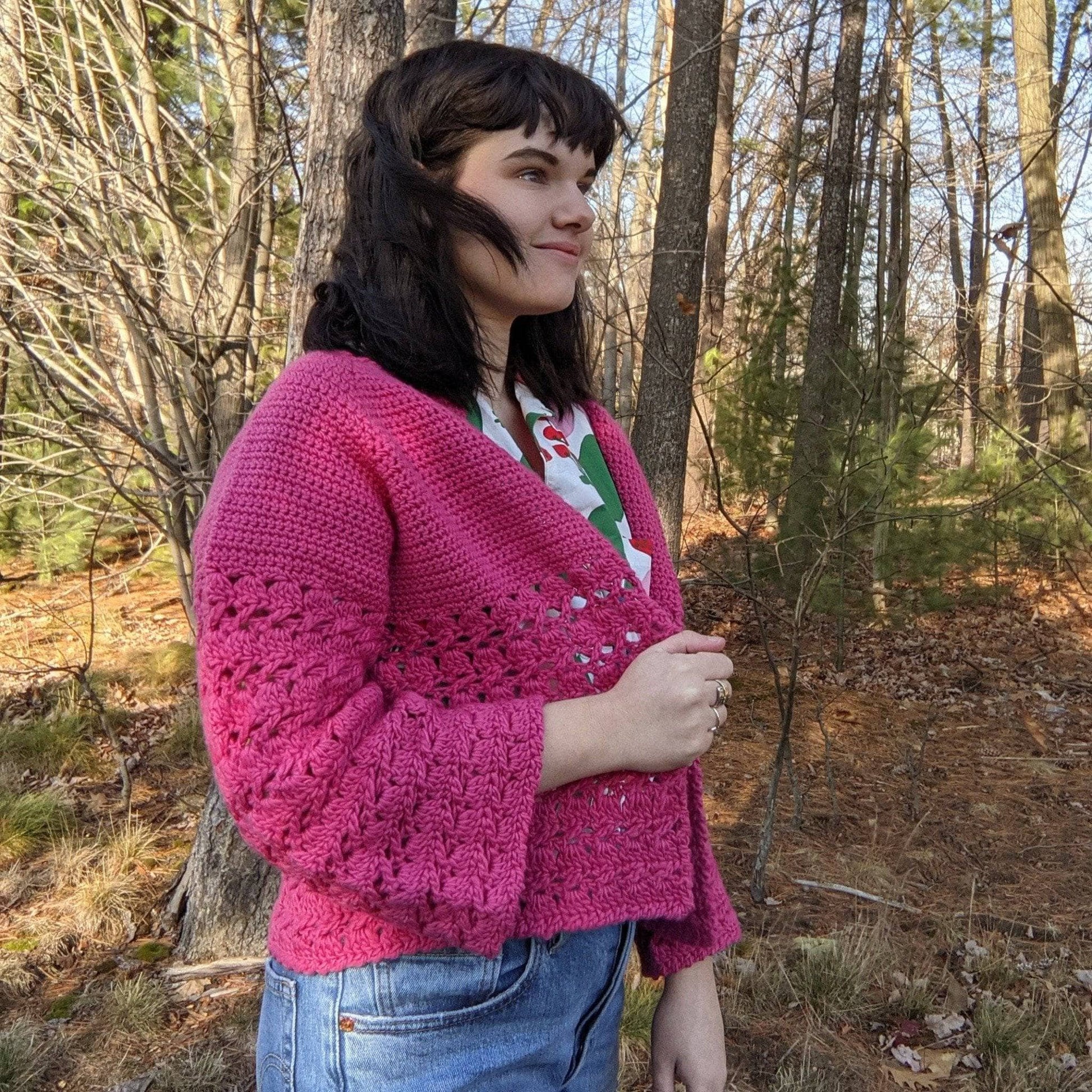 Kimchi Cardigan Crochet Pattern - view 3