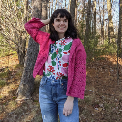 Kimchi Cardigan Crochet Pattern - view 2