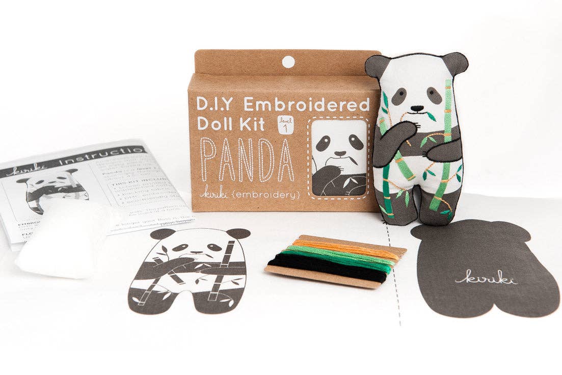Panda Embroidery Kit - view 3