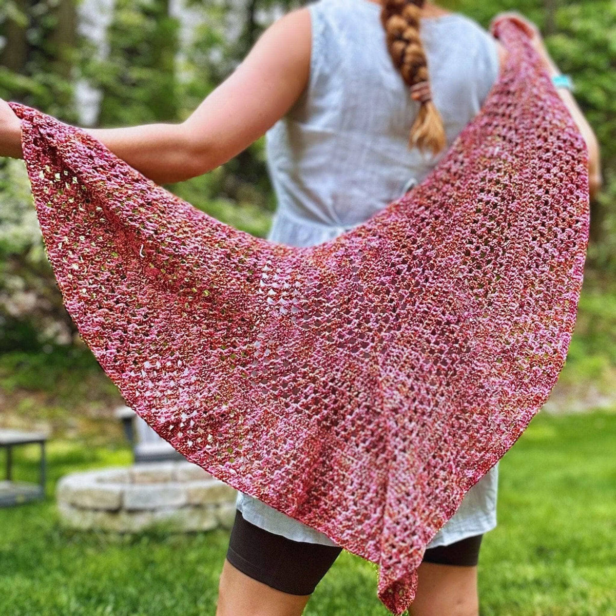 A Walk in the Garden Shawl Crochet Kit - view 12