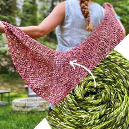 A Walk in the Garden Shawl Crochet Kit - view 13