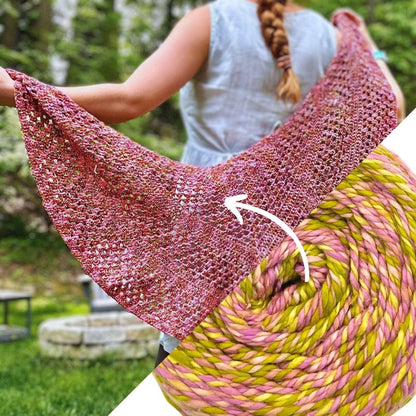 A Walk in the Garden Shawl Crochet Kit - view 14
