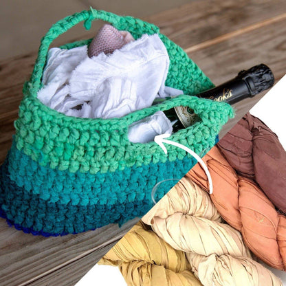 Easy Market Tote Crochet Kit or Knitting Kit - view 17