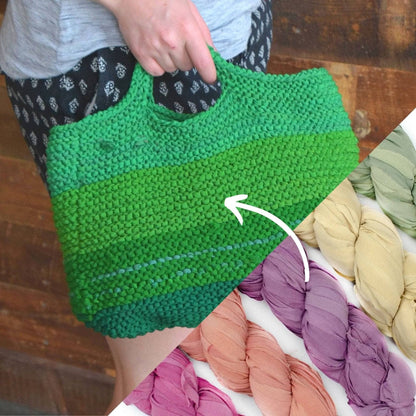 Easy Market Tote Crochet Kit or Knitting Kit - view 15