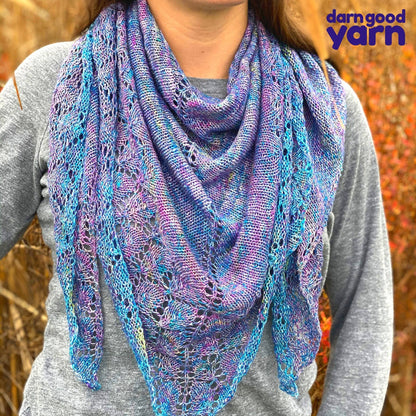 Lace Weight Silk Shawl Knitting Kit - view 22