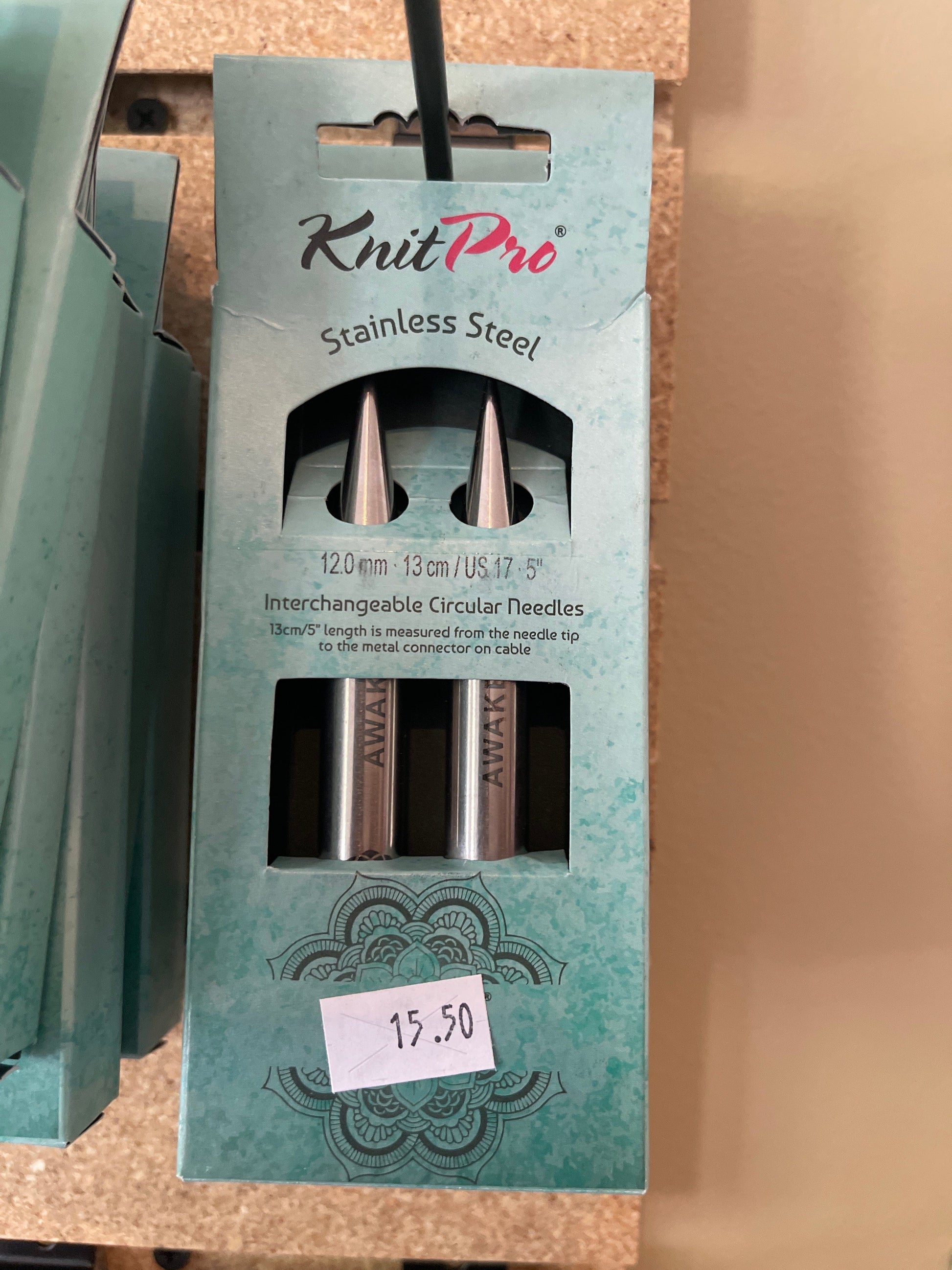 5" KnitPro Stainless Steel Interchangeable Circular Needles