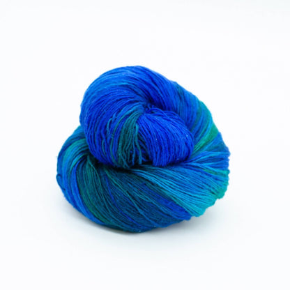 Lace Weight 100% Recycled Silk Yarn - view 6