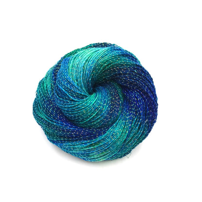 Lace Weight 100% Recycled Silk Yarn - view 4