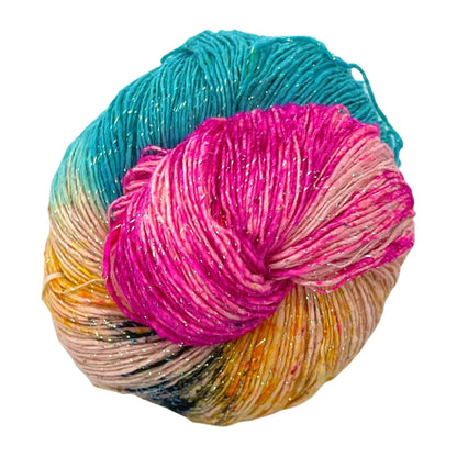 Lace Weight 100% Recycled Silk Yarn - view 10