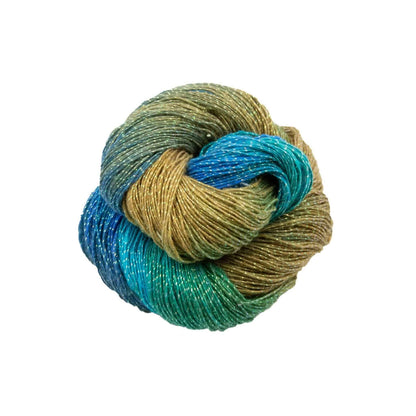 Lace Weight 100% Recycled Silk Yarn - view 3