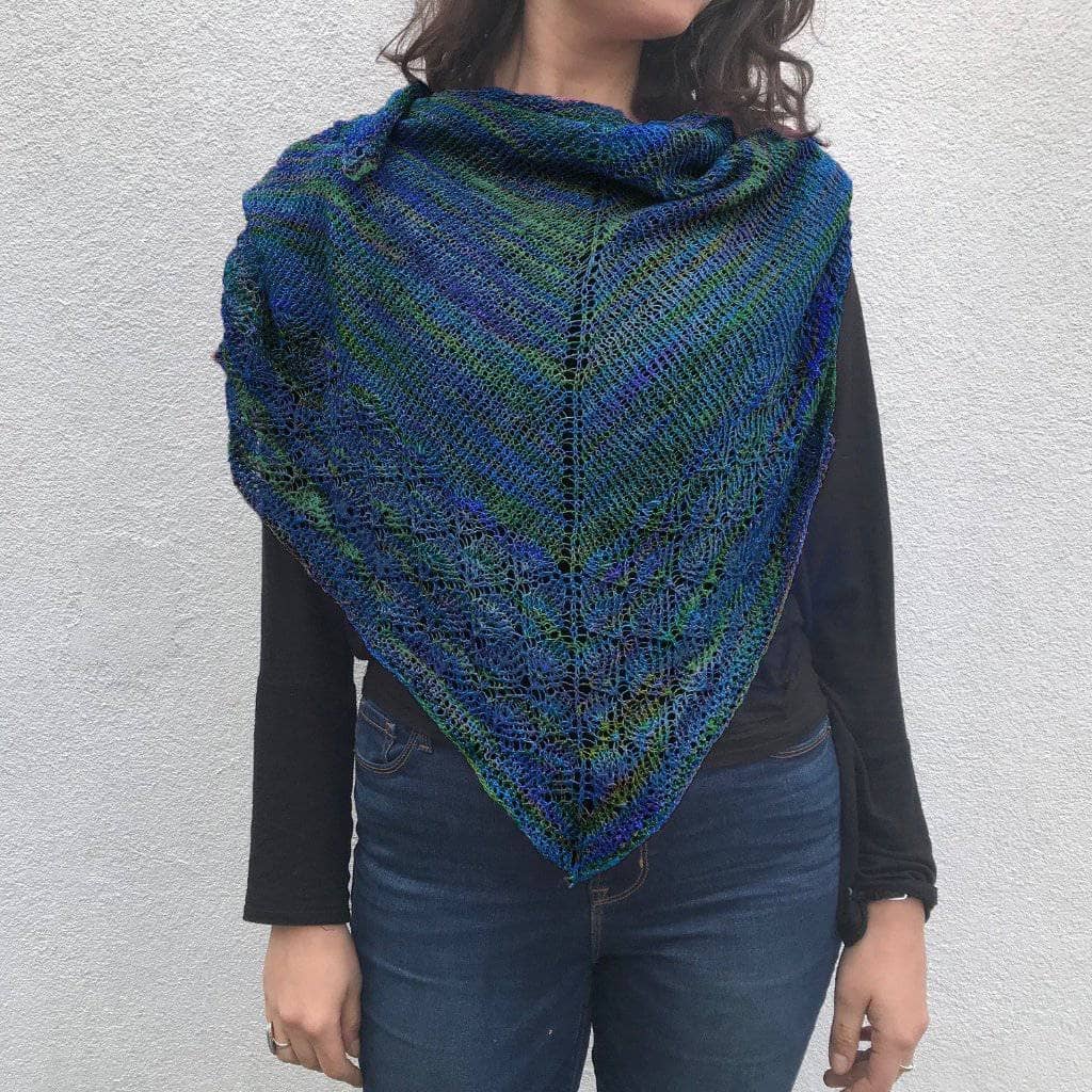 Lace Weight Silk Shawl Knitting Kit - view 8