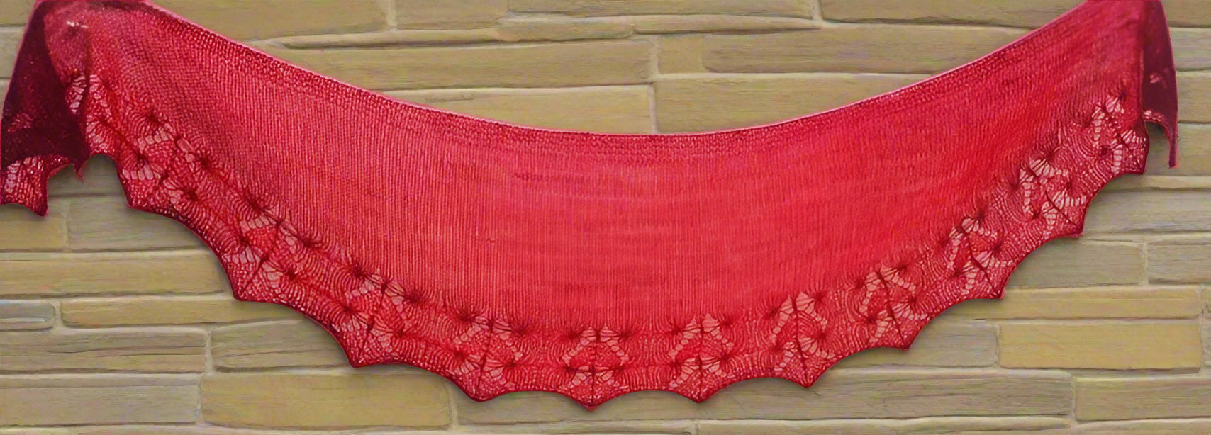 Mañanita Spring Shawl Pattern - view 3