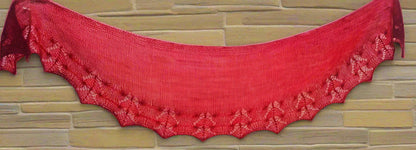 Mañanita Spring Shawl Pattern - view 3