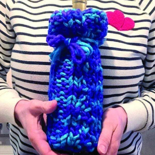 Mermaid Party Wine Sleeve Knit & Crochet Pattern - view 2
