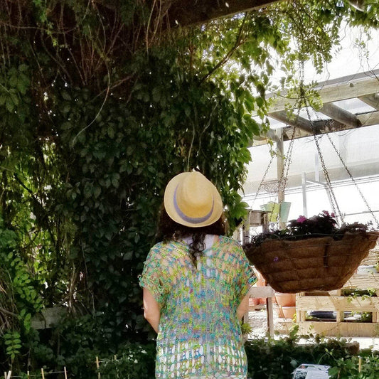 Modern Open Poncho Crochet Pattern - view 2
