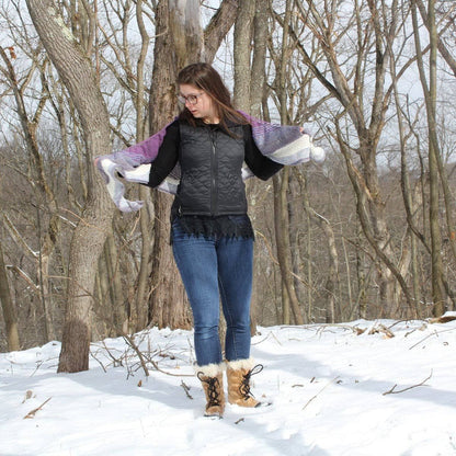 Moonbeam Crescent Shawl Knitting Kit - view 2