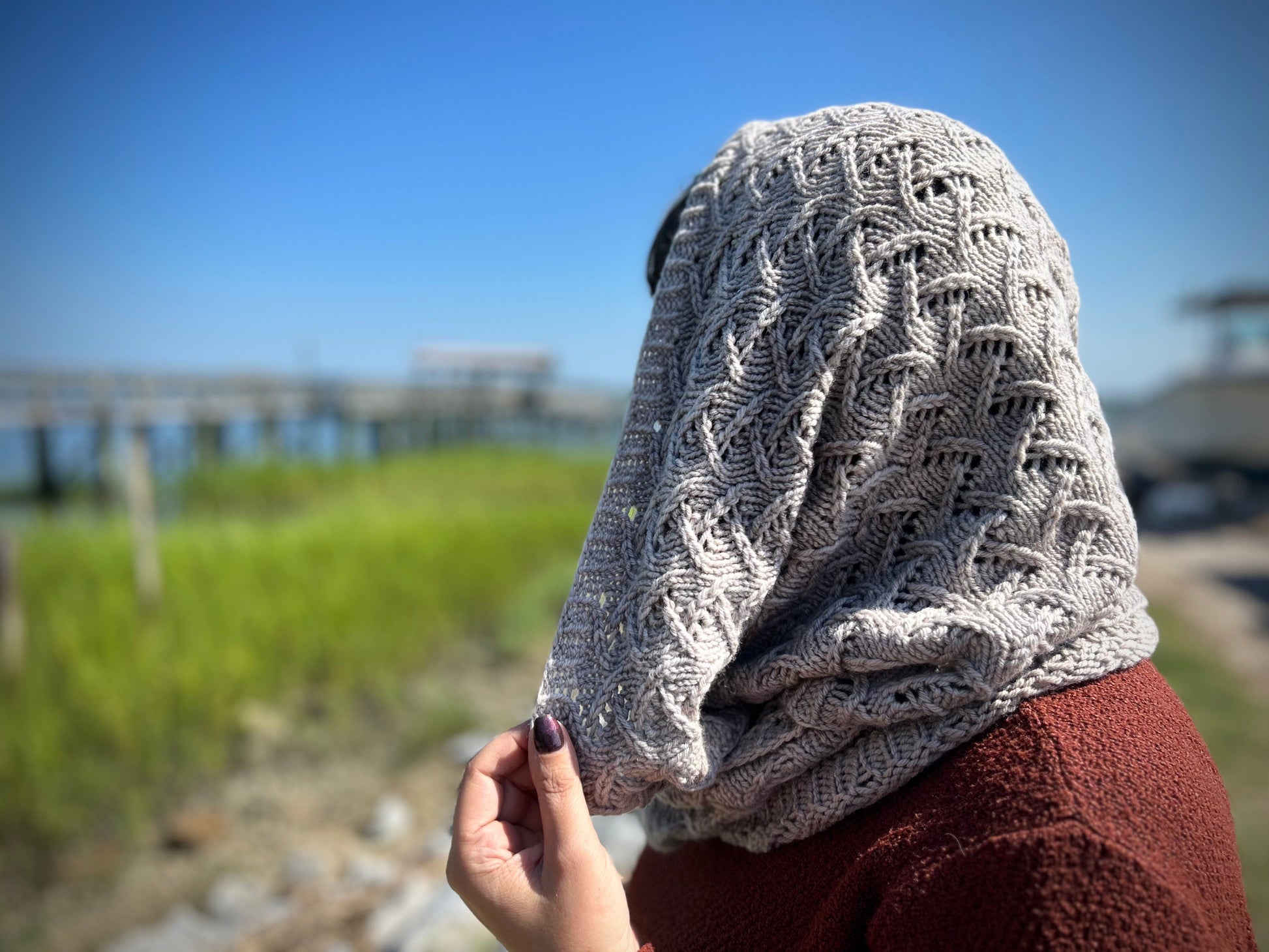 Adrastea Infinity Snood Knit Pattern - view 5