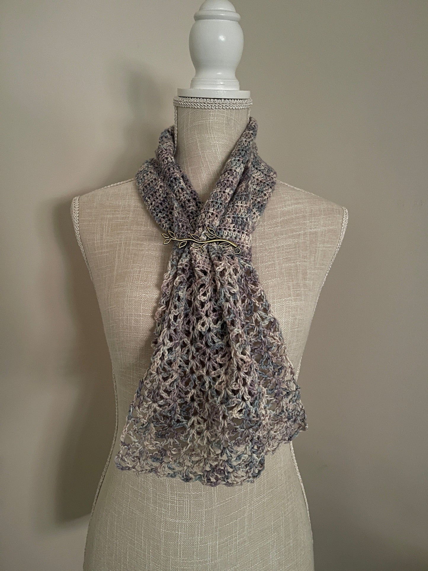 French Scarf Crochet Pattern - view 2