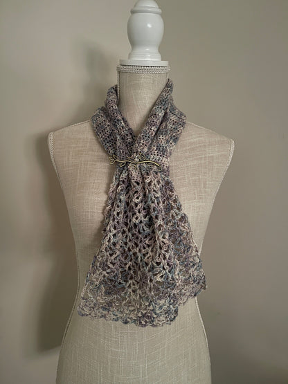 French Scarf Crochet Pattern - view 2