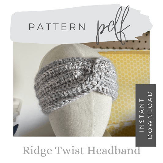 Ridge Twist Headband Crochet Pattern - view 2