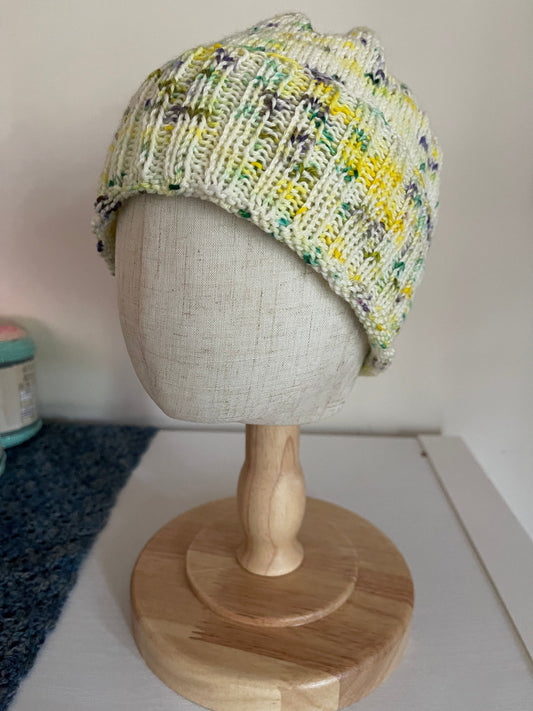 Slouchy Baby Hat - Hand Knit
