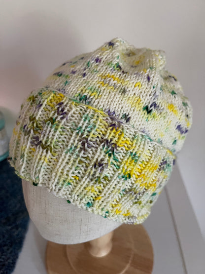 Slouchy Baby Hat - Hand Knit - view 3