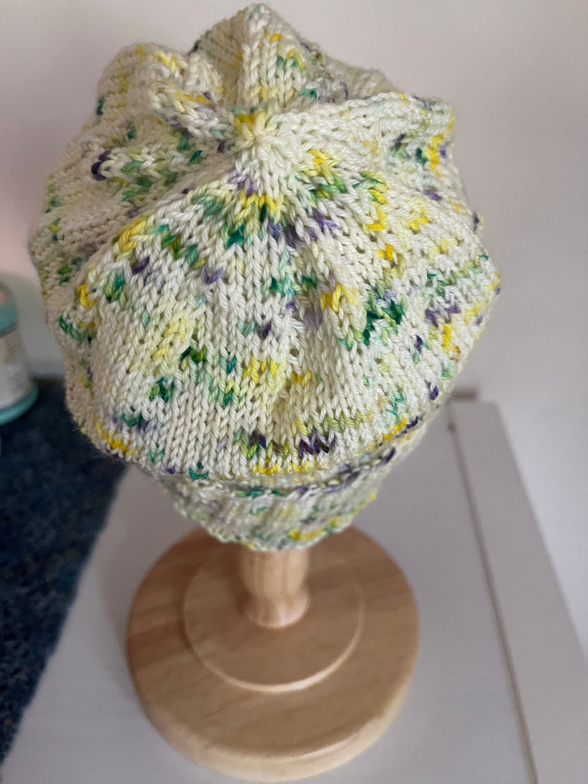 Slouchy Baby Hat - Hand Knit - view 2