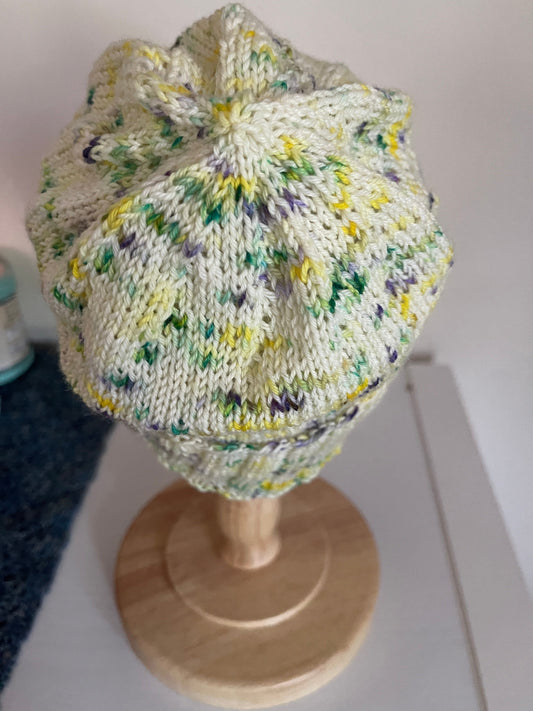 Slouchy Baby Hat - Hand Knit - view 2