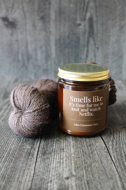 Hand-Poured Coconut Soy Wax Candles for Knitters - view 8
