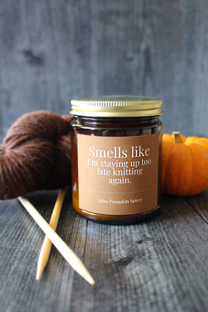 Hand-Poured Coconut Soy Wax Candles for Knitters - view 6