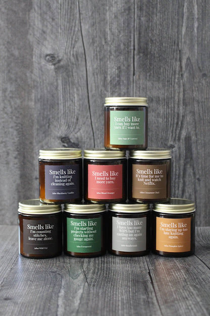 Hand-Poured Coconut Soy Wax Candles for Knitters - view 10
