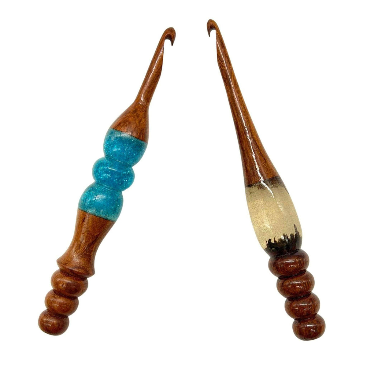 Sparkle Rosewood Crochet Hook - view 3