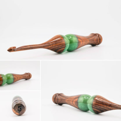 Sparkle Rosewood Crochet Hook - view 16