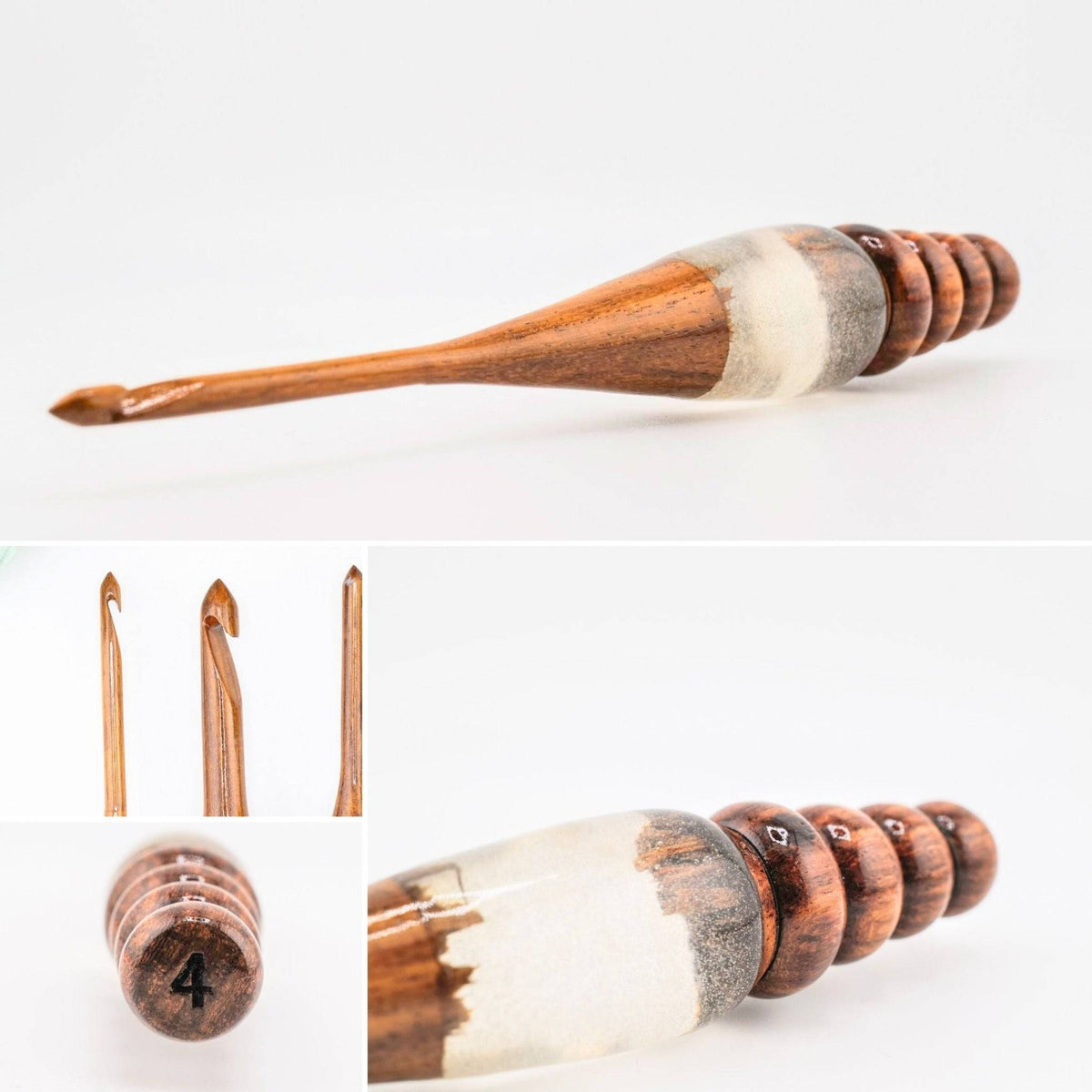 Sparkle Rosewood Crochet Hook - view 17