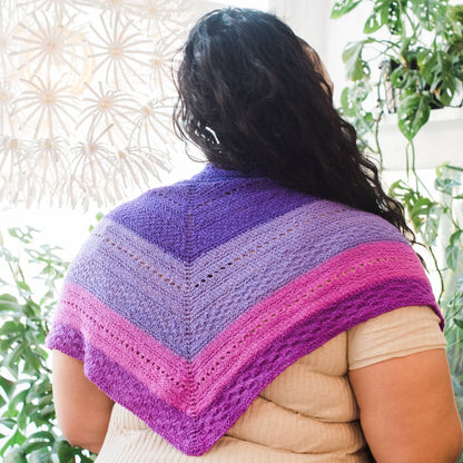Ombre Stitch Sampler Shawl Pattern - view 5