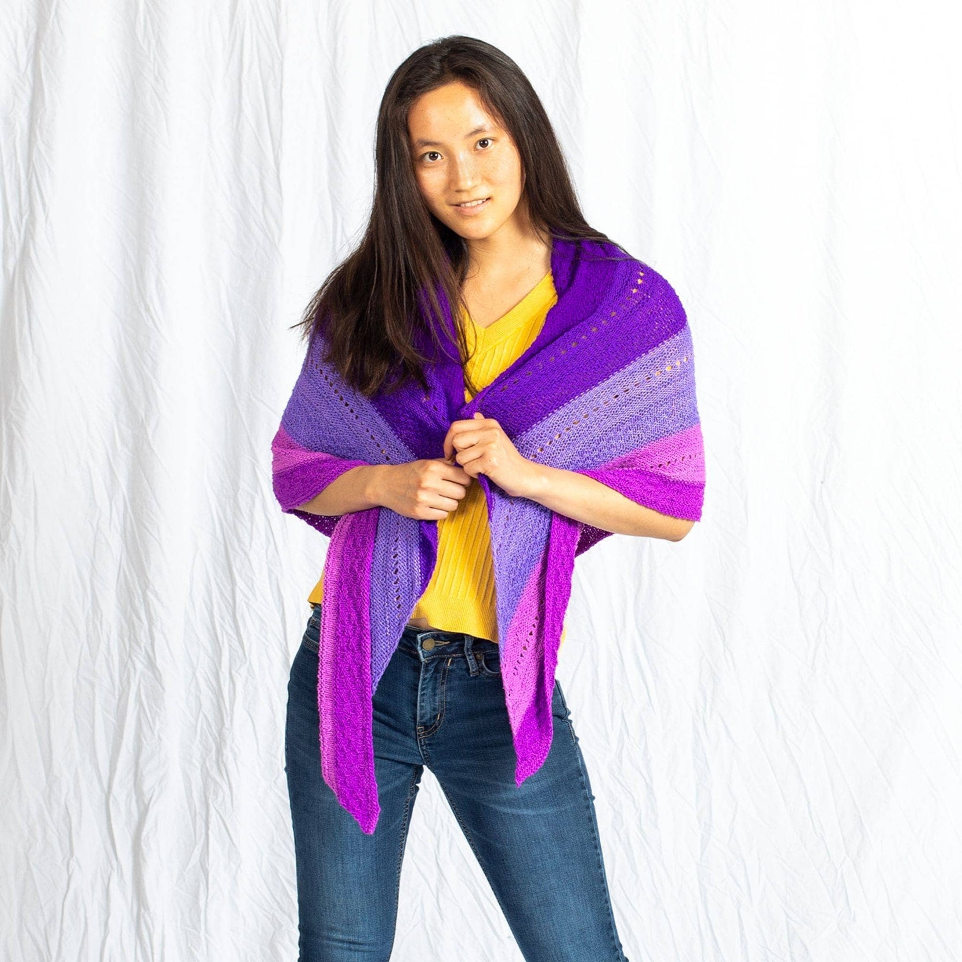 Ombre Stitch Sampler Shawl Pattern - view 7