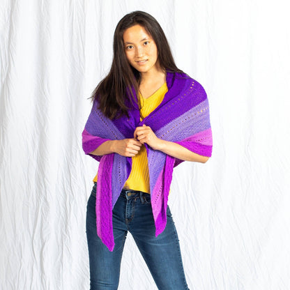 Ombre Stitch Sampler Shawl Pattern - view 7