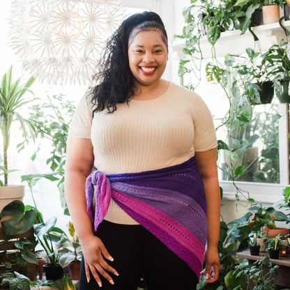 Ombre Stitch Sampler Shawl Pattern - view 9