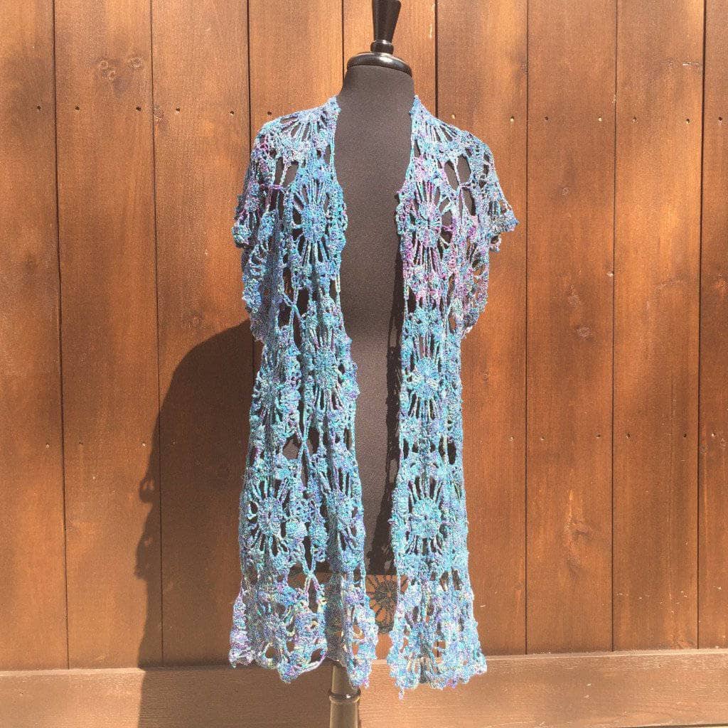 Openwork Duster Cover-Up Crochet Pattern