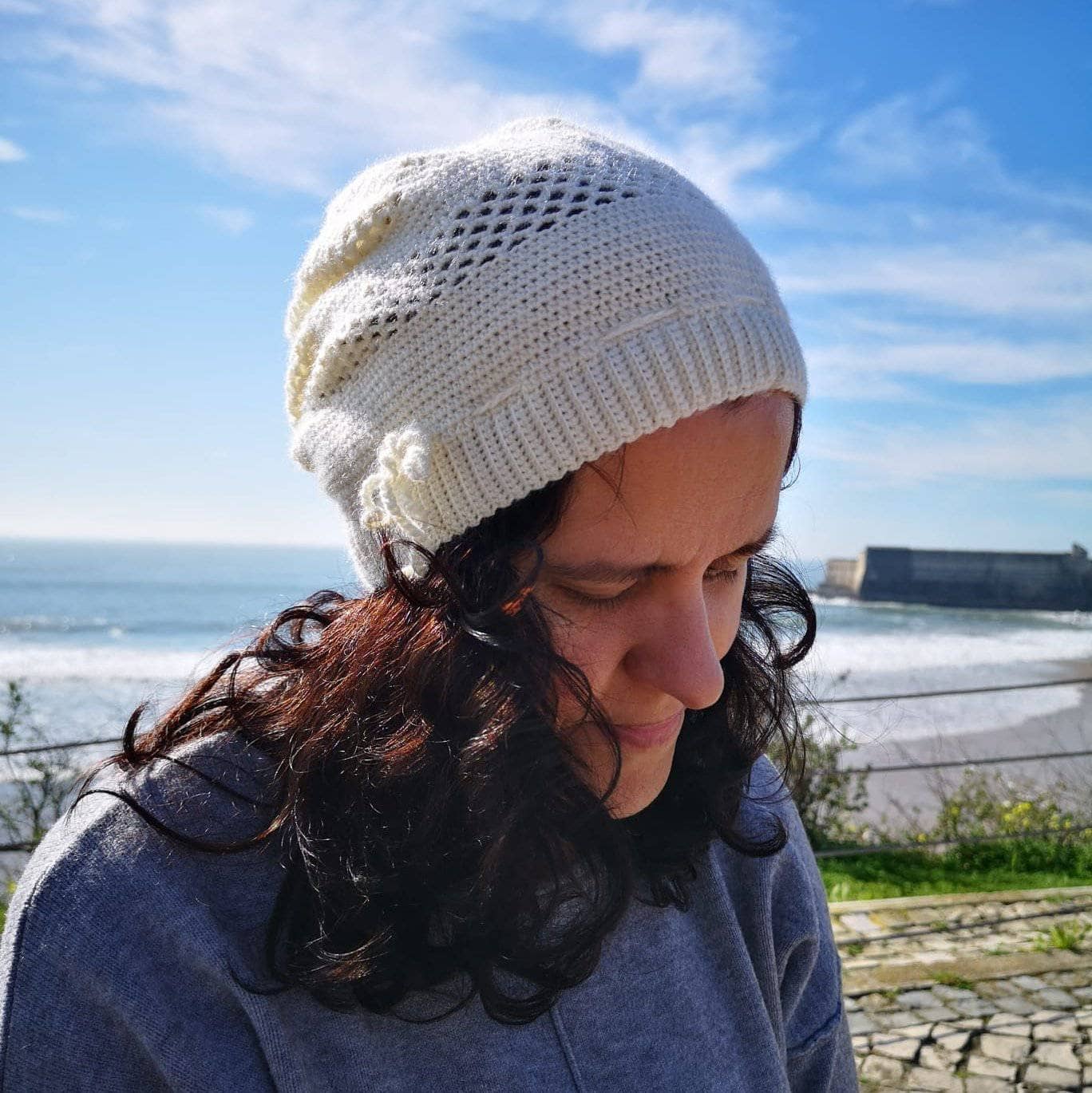 Out of the Snow Beanie Crochet Pattern - view 3