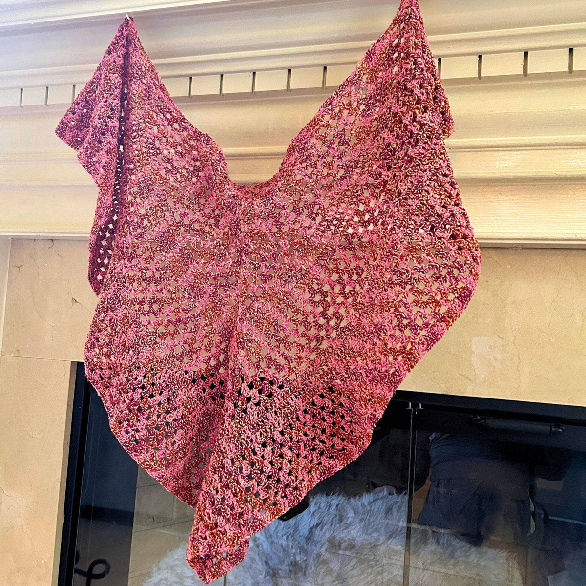 A Walk in the Garden Shawl Crochet Pattern - view 5