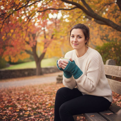 Cestari Fingerless Mittens Knitting Pattern