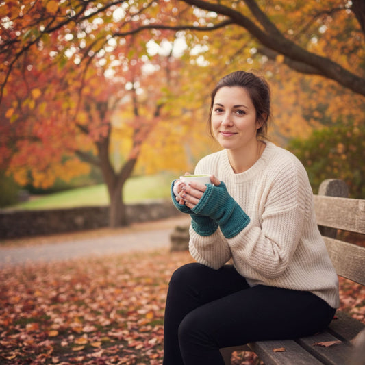 Cestari Fingerless Mittens Knitting Pattern